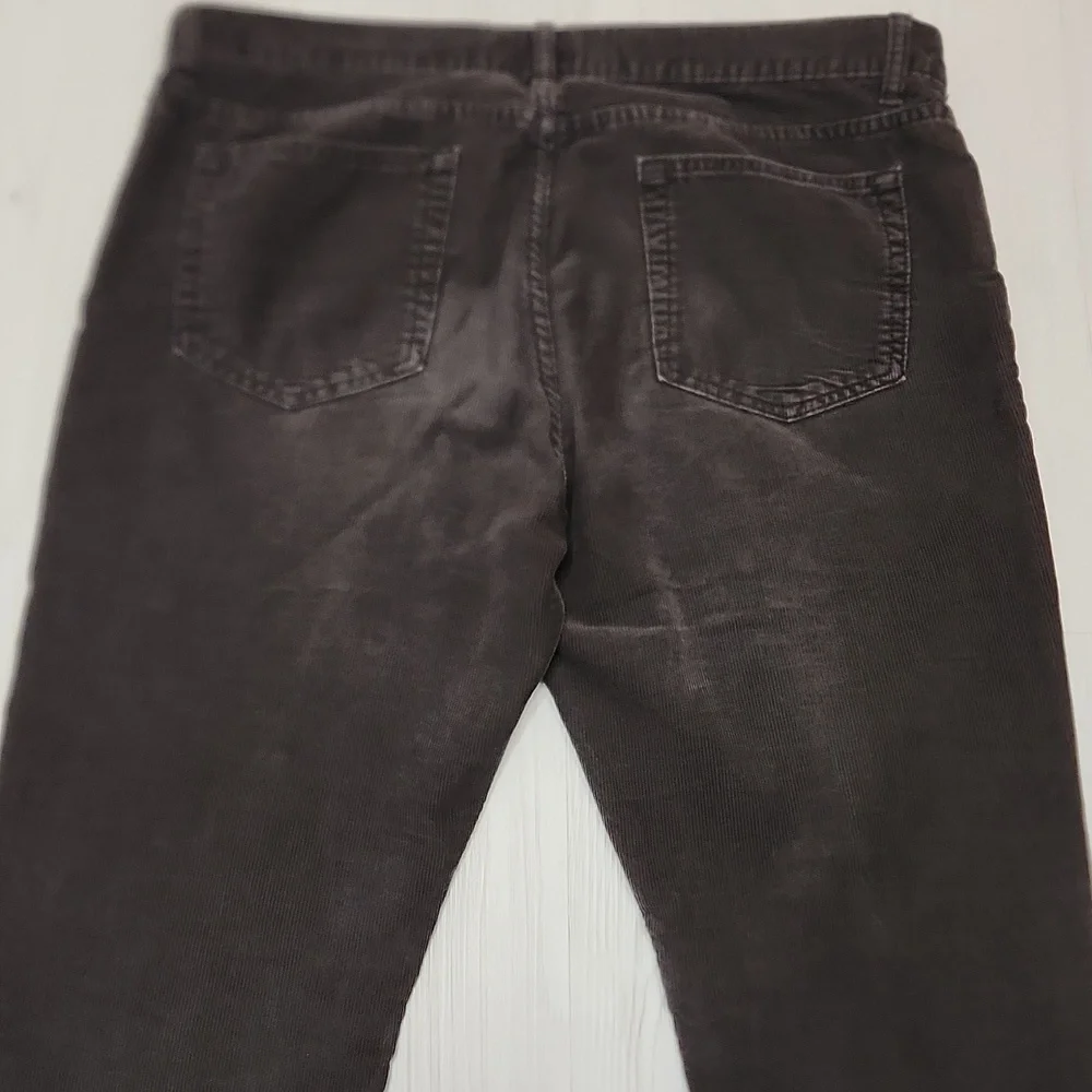 ​J.CREW 484 Slim Fit Corduroy Pants 36x32 Dark Grey Charcoal Preppy Minimalist